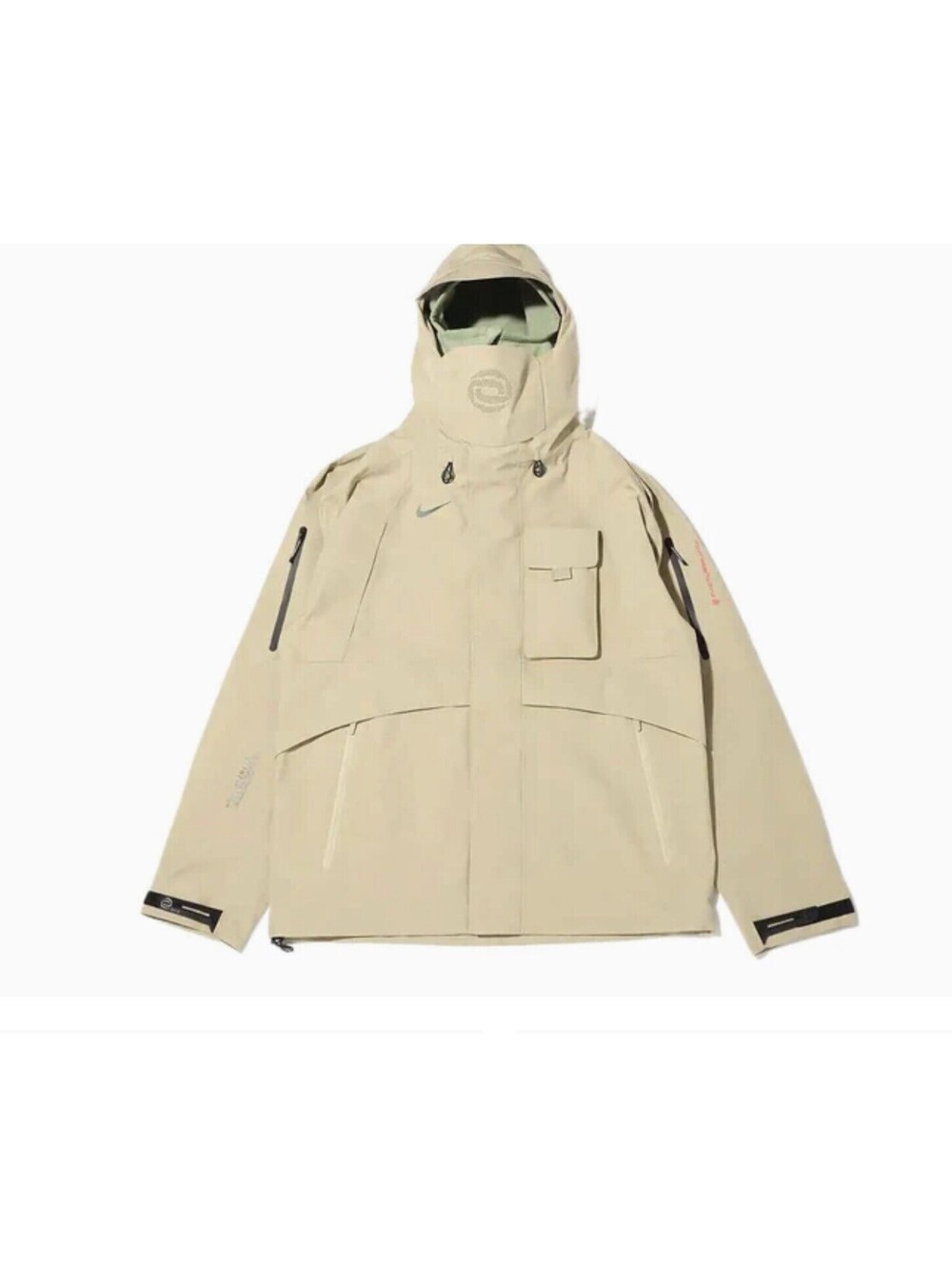 Nike x Travis Scott CACTUS CORP GORE-TEX Jacket Limestone Khaki Men Small DM1275